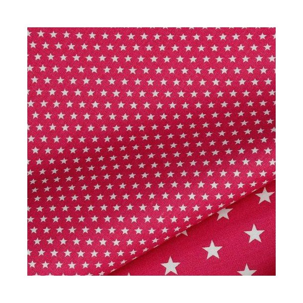 Poplin Mini stars Pink