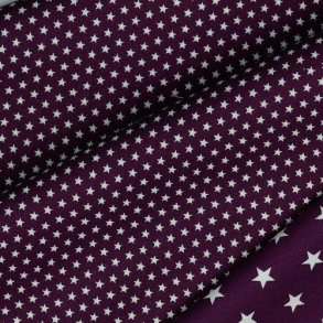 Poplin Mini stars Purple