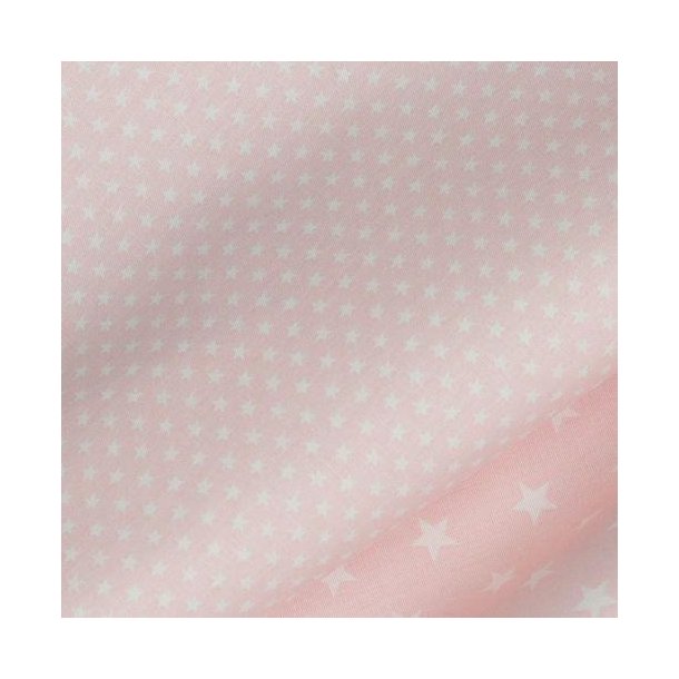 Poplin Mini stars, Light rose