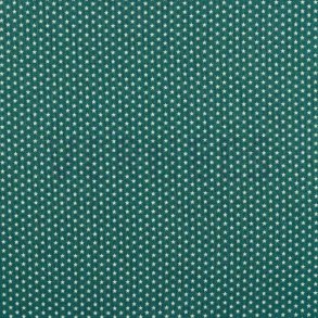 Poplin Mini stars, Petrol