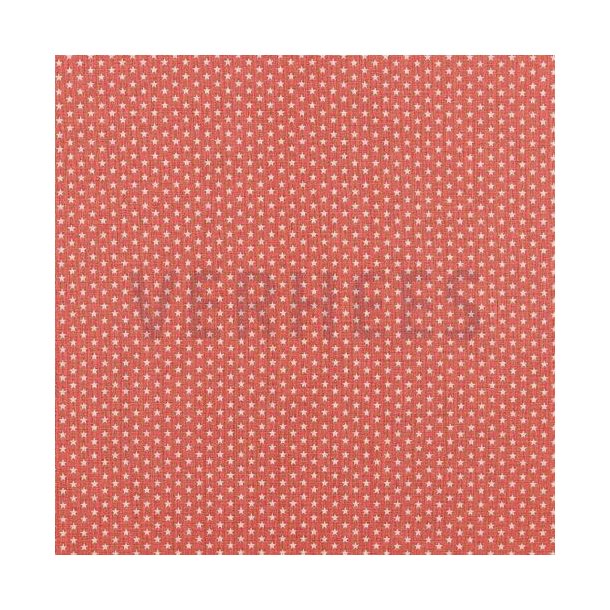 Poplin Mini stars, Coral