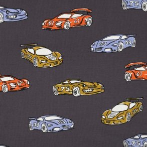 French Terry Racecars, Grey