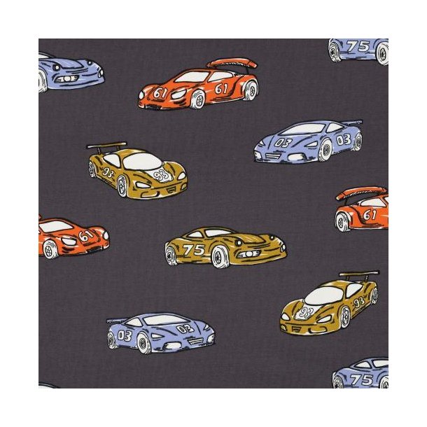 French Terry Racecars, Grey