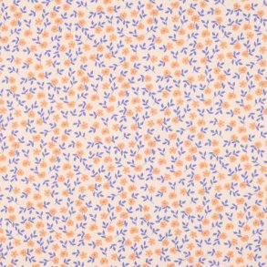Gots Poplin Flowers, Peach