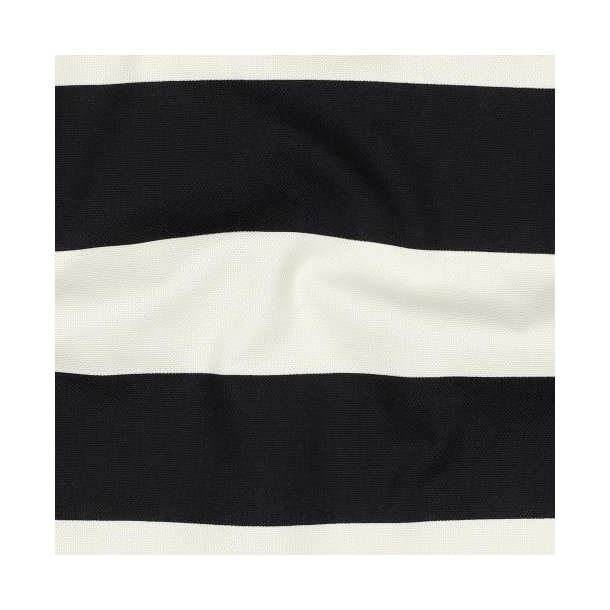 Canvas Stripes, Black/offwhite