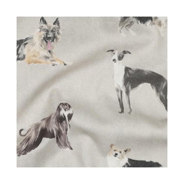 Canvas Digital Dogs, Ecru