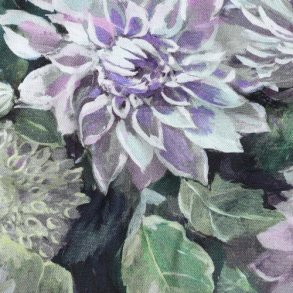 Canvas Digital Flowers, Purple