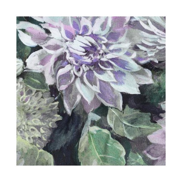 Canvas Digital Flowers, Purple