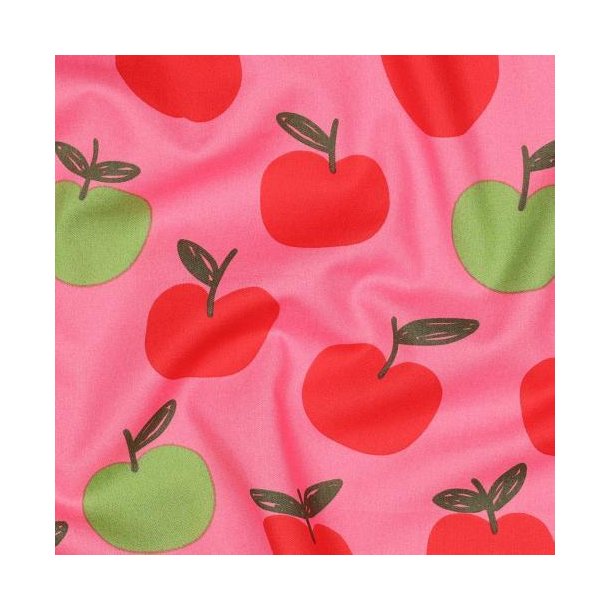 Fine poplin Fruit, Pink