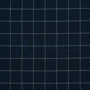 Check, Indigo/White