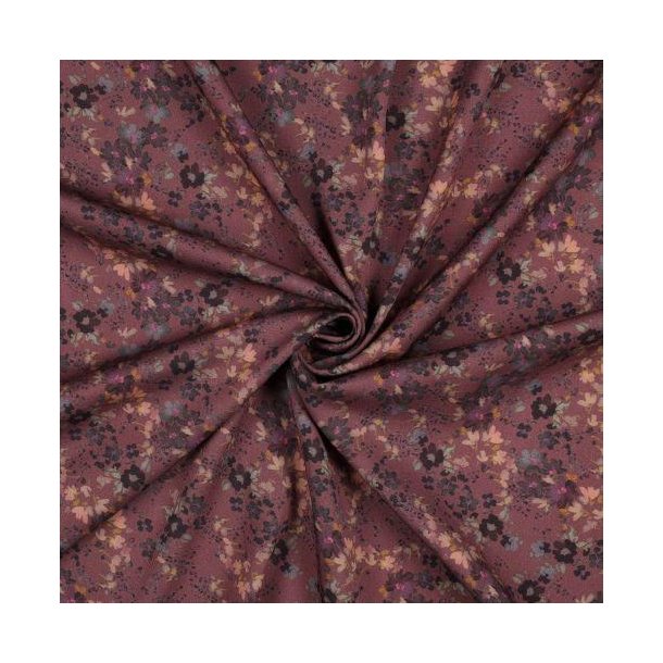 Rosella stretch digital Flowers, Rosewood