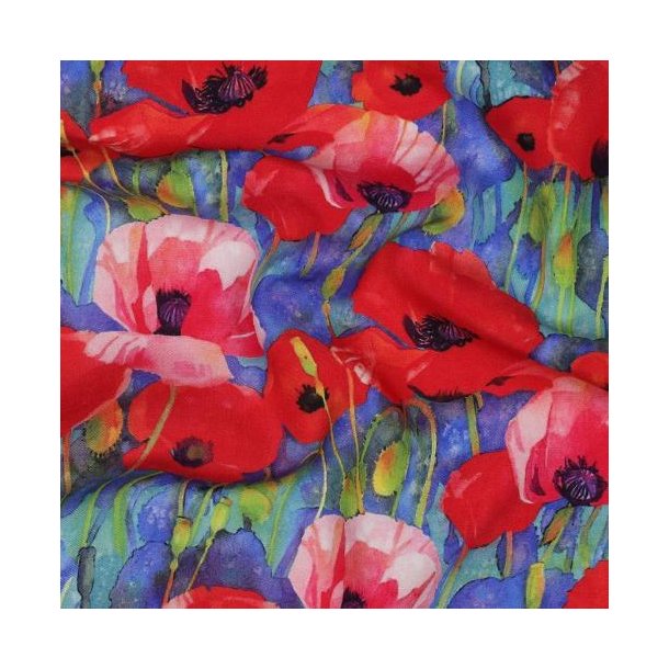 Radiance Digital Flowers, Cobalt