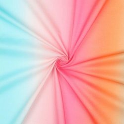 Cotton voile Digital abstract, Pink