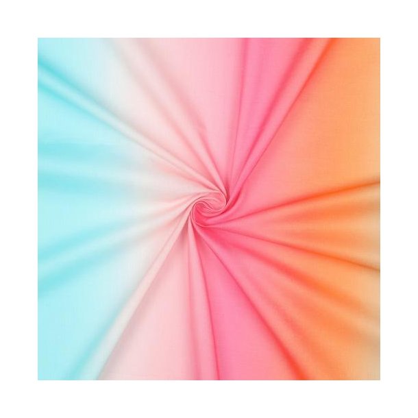 Cotton voile Digital abstract, Pink