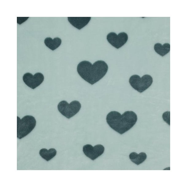 Fleece Hearts, Sage
