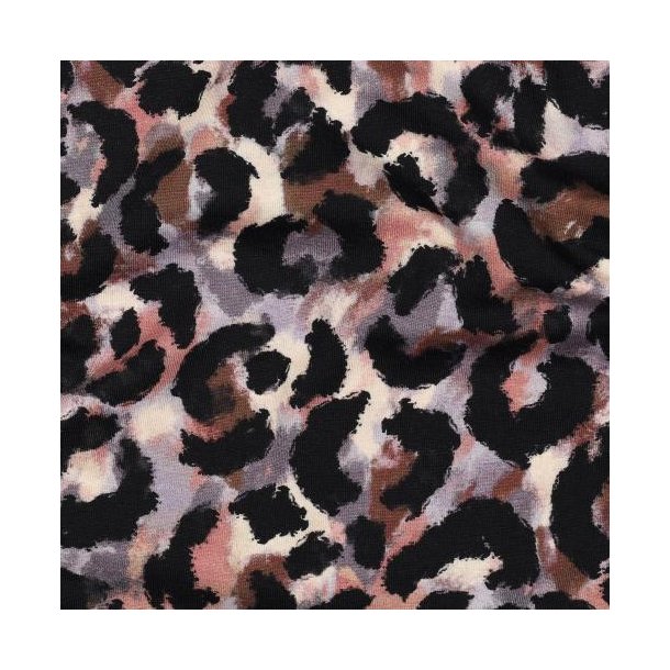 �kotex bomulds jersey Animal skin, Lavender