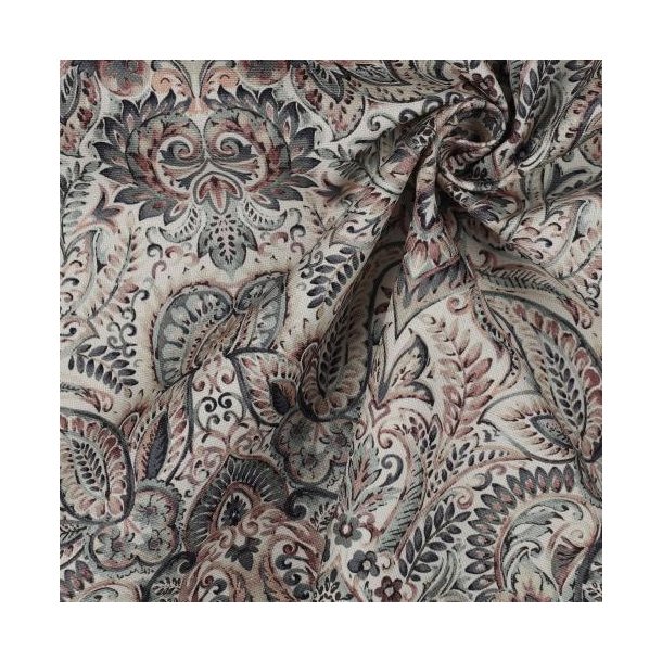 Canvas digital Ornament, Dark mint