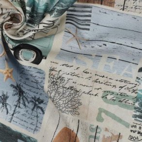 Canvas Digital Beach, Ecru