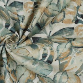 Canvas Digital leaves, Green