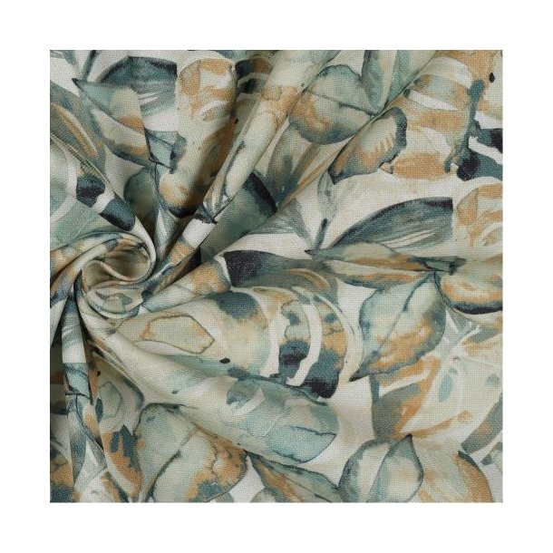 Canvas Digital leaves, Green