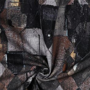 Canvas digital Geometric, Navy