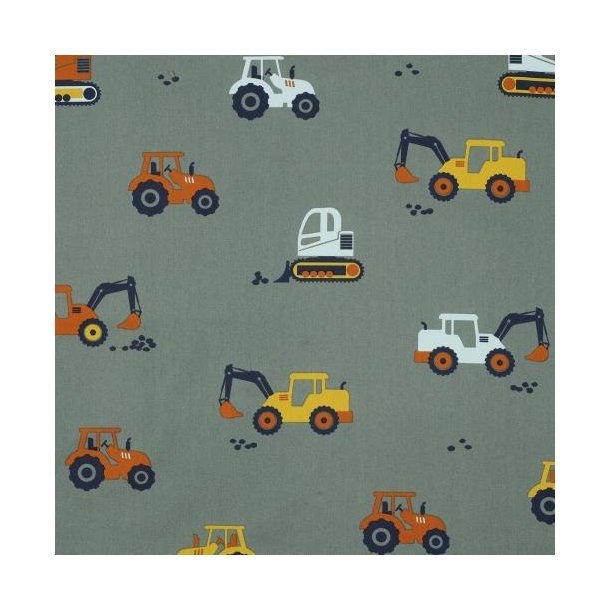 Fine poplin Vehicles, Dark green