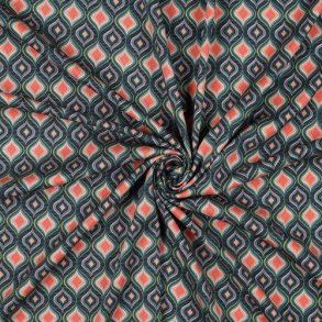 Rosella/viscose stretch Retro, Ocean green