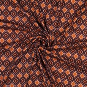 Rosella/viscose stretch Retro, Brown