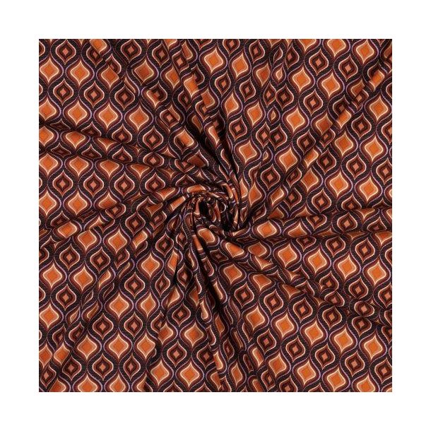 Rosella/viscose stretch Retro, Brown