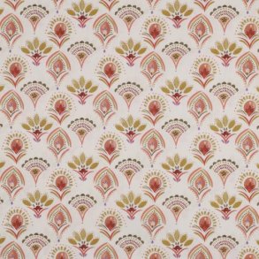 Fine Poplin Digital Flowers, Off-white