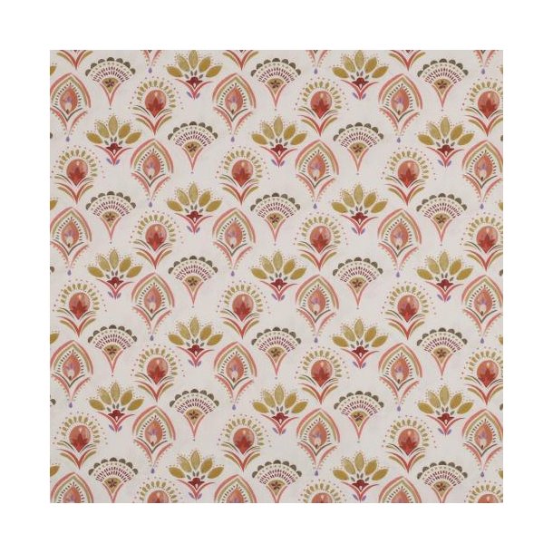 Fine Poplin Digital Flowers, Off-white