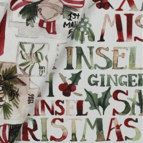 Canvas digital Christmas, White