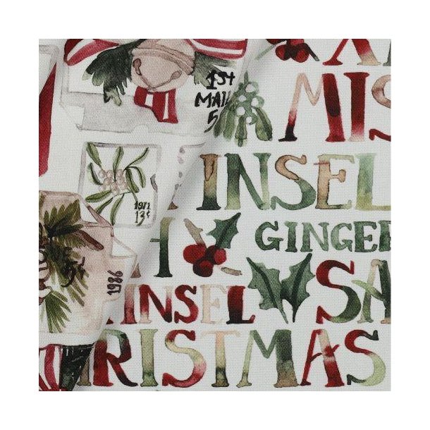 Canvas digital Christmas, White