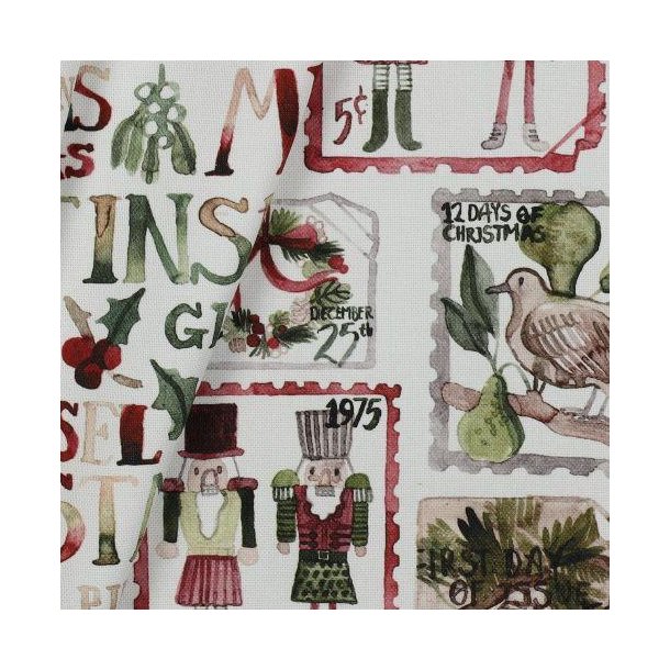 Canvas digital Christmas, White