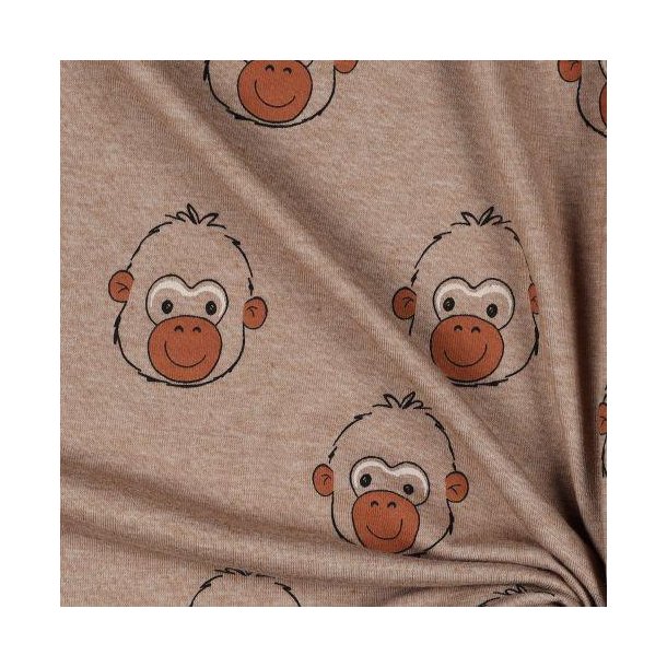 �kotex jersey Melange Monkey, Taupe