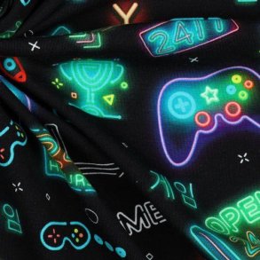 �kotex bomulds jersey Digitaol Neon Sign, Black