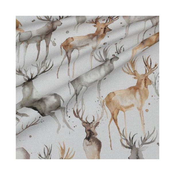 Canvas Digital Deers, Linen