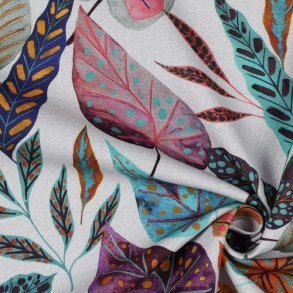 Canvas Digital Leaves, Linen