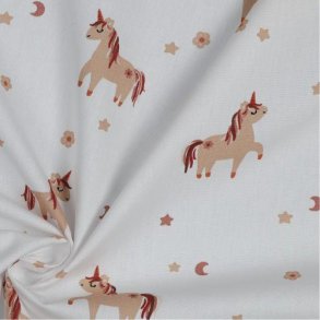 Poplin Unicorn, White