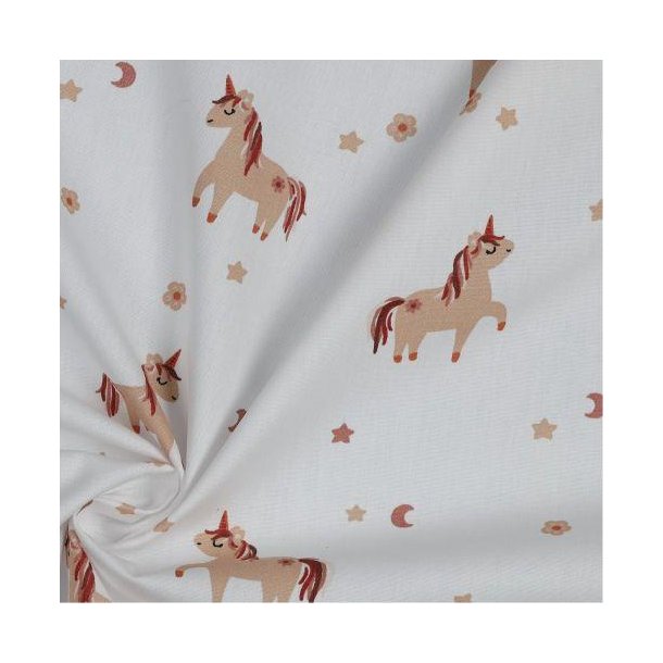 Poplin Unicorn, White
