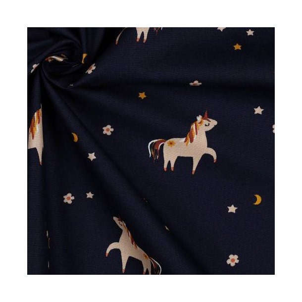 Poplin Unicorn, Navy