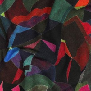 Lenzing Ecovero digital Abstract, Multicolour