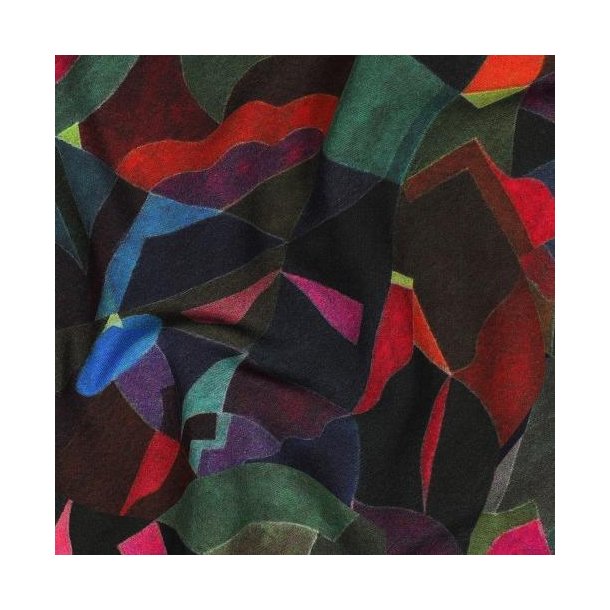 Lenzing Ecovero digital Abstract, Multicolour