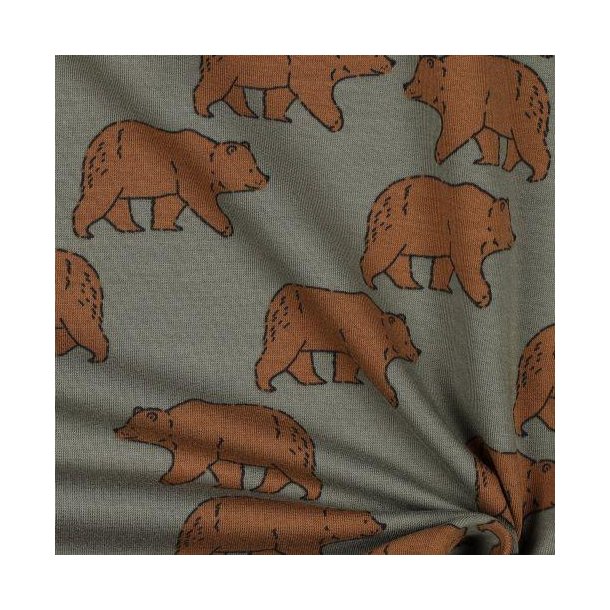 Gots French Terry Bear, Army green