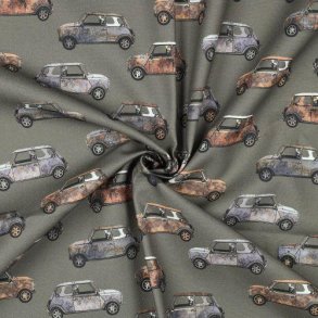 Canvas digital Cars, Army green