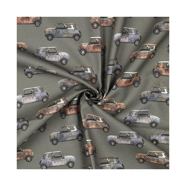 Canvas digital Cars, Army green