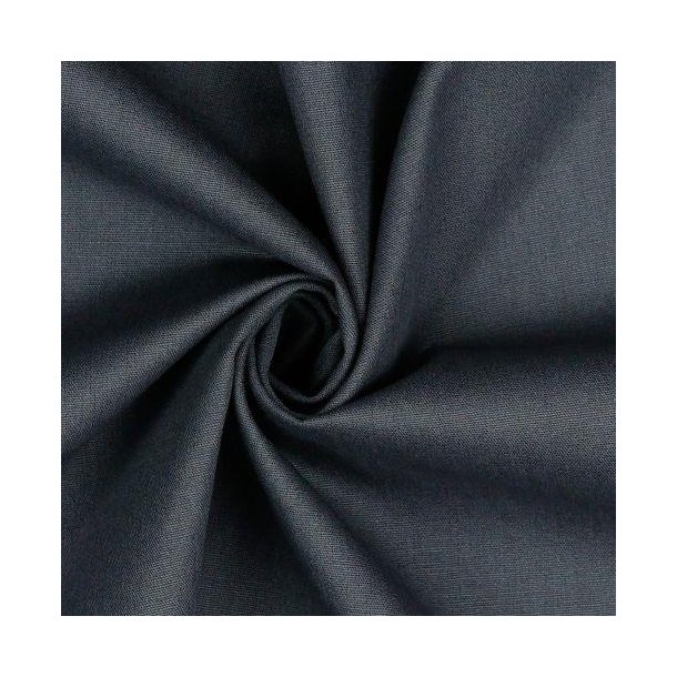 Poplin Bomuld Dark Grey