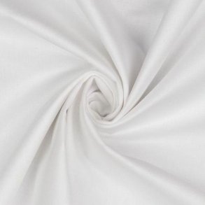 Poplin Bomuld Optical White
