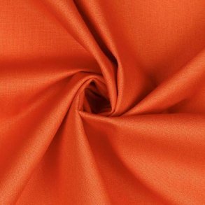 Poplin Bomuld Flame Orange