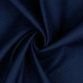 Poplin Bomuld Navy